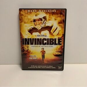 Invincible Walt Disney DVD football by Mark Wahlburg